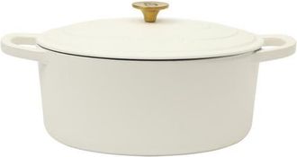 Crock-pot 7 Quart Oval Enameled Cast Iron Dutch Oven in White at Nordstrom