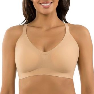 Affinitas Simplicity Seamless Wire-Free Bra in Bare at Nordstrom, Size X-Large