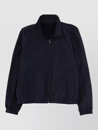 HUGO BOSS collared jacket with elastic cuffs and hem