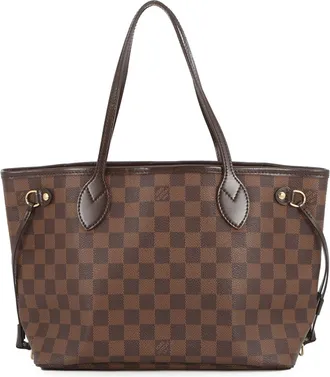 Louis Vuitton Brown Damier Canvas Handbag Tote Bag (Pre-Owned)