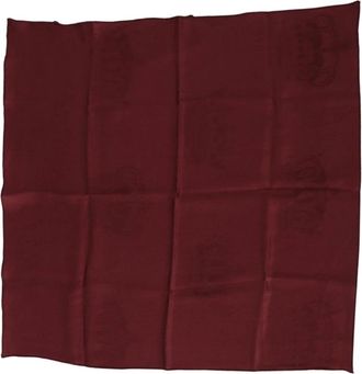 Dolce & Gabbana Zijde Zakdoek Met Logo - Heren - Zijden sjaals - Rood - ONE Size - Accessoires