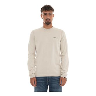 HUGO BOSS Heren, Truien, Beige, Maat: L Denim