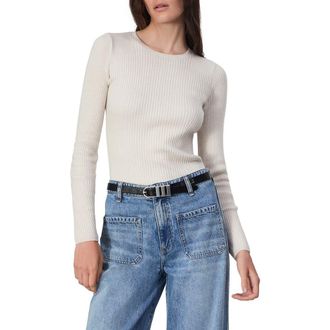 Rag & Bone Audrina Rib Sweater in Offwht at Nordstrom Rack, Size Xx-Small