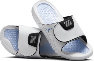 Nike Jordan Mens Jordan Hydro XI Slides in White | FN2452-104