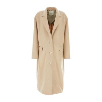 Isabel Marant Efezia Coat - Dames - Mantel - Beige - XS - Wol - Jassen
