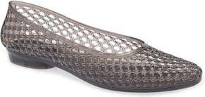 Jeffrey Campbell Bestie Jelly Flat in Smoke at Nordstrom Rack, Size 10