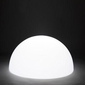 KLORIS Lampada semisferica luce bianca in polietilene mod. Babymoon ø 45 cm