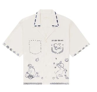 Aim&eacute; Leon Dore Lesvos Cropped Camp Shirt Size L