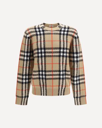 Burberry Check cashmere Sweater Male XL