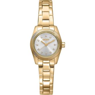 DKNY L 125 Bracelet Watch in Silver/Gold Multi at Nordstrom