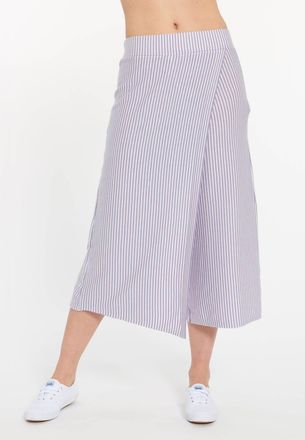 Leimere Womens Sonoma Culotte In Lilac Marshmallow Stripe