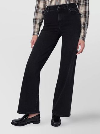 Frame Denim slim palazzo trousers belt loops