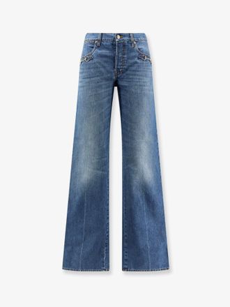 Gucci Jeans in blue denim - GUCCI - gender_Woman