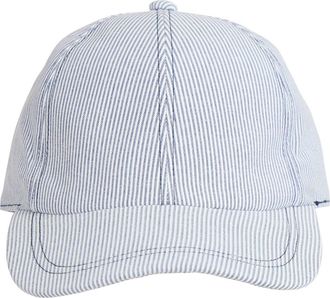 Bruno Magli Stripe Baseball Cap in Navy at Nordstrom Rack, Size Large/x-Large