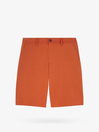 Maison Kitsun&eacute; Bermuda in cotone con etichetta logata posteriore - MAISON KITSUNE - gender_Man