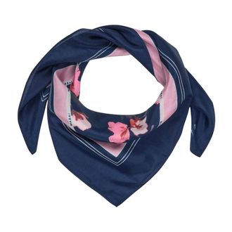 Masai Foulard in Seta 68x68 - - Accessories - Donna - Blu - ONE SIZE
