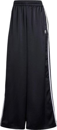 adidas (WMNS) adidas Adicolor Satin Wide Leg Track Pants Asia Sizing Black IU2520