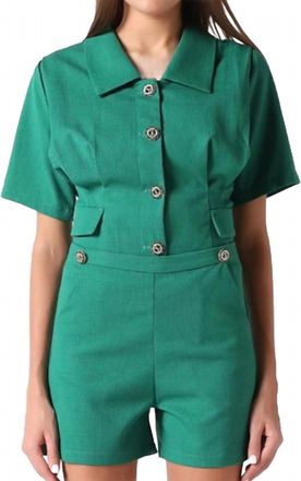 Gracia Esmeralda Set In Green