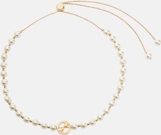 Gucci Collana Interlocking G con perle bijoux