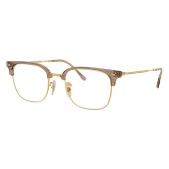 Ray-Ban Glasses, unisex, Beige, Size: 51 MM Rx7216 New Clubmaster Optical Frame