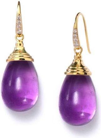 Syna Origin Small Drop Earrings in Amethyst at Nordstrom