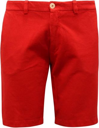 Altea Frosted Bermuda Shorts - Heren - Korte Broeken - Rood - M - Korte Broeken