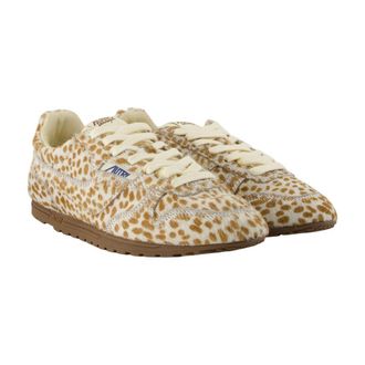 Autry Womens Windspin Sneaker Beige Nylon