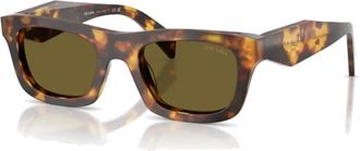 Prada Pillow Zonnebril - unisex - Zonnebrillen - Bruin - 50 MM - Accessoires