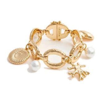 Self Portrait Bracciale con Charms Corallo - - Accessories - Donna - Giallo - ONE SIZE