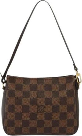Louis Vuitton Pre-owned Shoulder Bags, female, Brown, Size: ONE SIZE Pre-owned Trousse make up bag