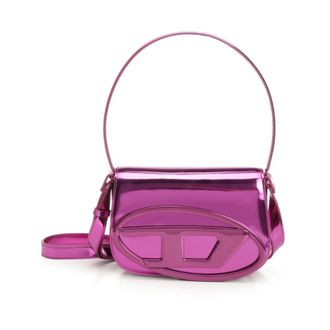 Diesel 1DR Schoudertas - Dames - Handtassen - Roze - ONE Size - Leer - Tassen