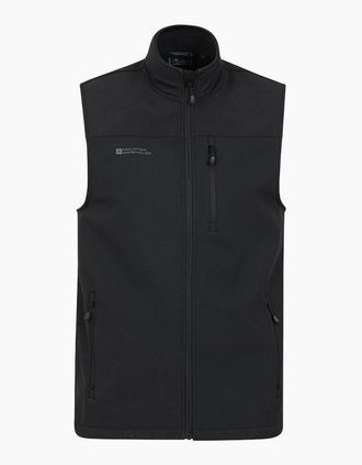Mountain Warehouse Mens Mountain Warehouse Mens Grasmere Gilet - Black - Size: 40/Regular