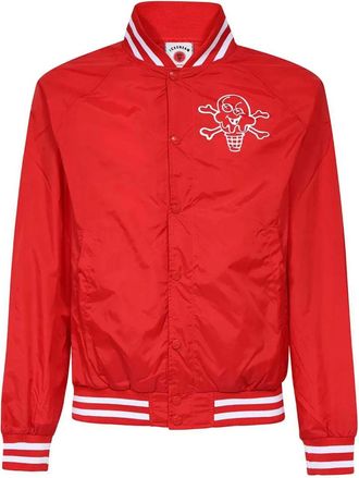 Icecream Bomber con stampa - Rosso