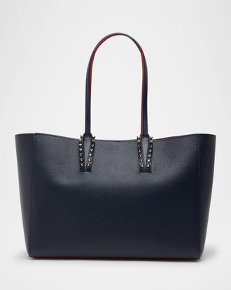 Christian Louboutin Cabata Soft Small Tote Bag in Grained Leather