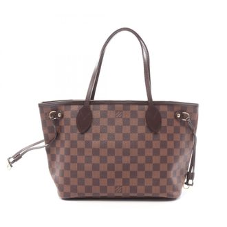 Louis Vuitton Brown Ebene Coated Canvas Leather Handbag Tote Bag (Pre-Owned)