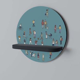 OEM Estante Redondo Negro Collective Stream