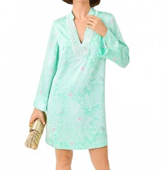 Lilly Pulitzer Irella Caftan Dress In Mint Condition Fantastical
