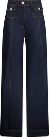 Liu Jo flap pocket flared jeans - Blue