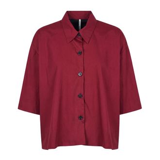 Liviana Conti Shirts, female, Red, Size: 2XS Camicia Danielle Over