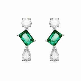 Swarovski Oorbellen - Dames - Oorbellen - Grijs - ONE Size - Accessoires