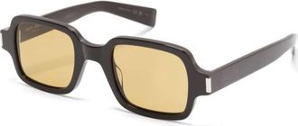 Saint Laurent Sunglasses, unisex, Brown, Size: 48 MM Square Sunglasses