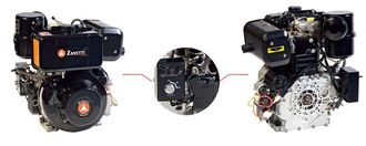 Zanetti Motor Para Generador Zanetti Diesel Zdm87ce C&oacute;nico Arranque El&eacute;ctrico