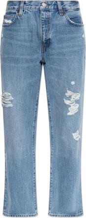 Frame Denim The Hang Jeans - Dames - Cropped Jeans - Blauw - W29 - Katoen - Jeans