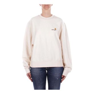 Carhartt Work in Progress Dames, Sweatshirts & Hoodies, Beige, Maat: XS Katoen
