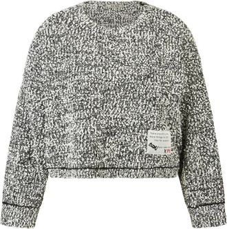 LeComte Truien & Vesten, Dames, Grijs, XS, Ronde hals gebreid
