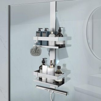 OEM Estante Colgante Para Ducha, Acero Inoxidable Sus304, No Requiere Perforaci&oacute;n. Estante De Ba&ntilde;o Para Gel De Ducha Y Champ&uacute; (plateado)