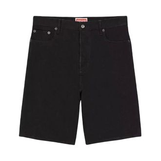 Kenzo Heren, Korte broeken, Zwart, Maat: W30 Denim