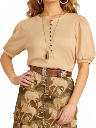 Ariat Oakley Top In Irish Cream