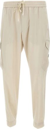HUGO BOSS T_Urbanex-Cargo Light - Heren - Sweatpants - Beige - S - Polyester - Broeken