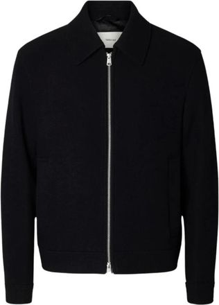 Selected Philip Wool Blend Jacket - Heren - Jassen - Zwart - Maat: 2XL Wol
